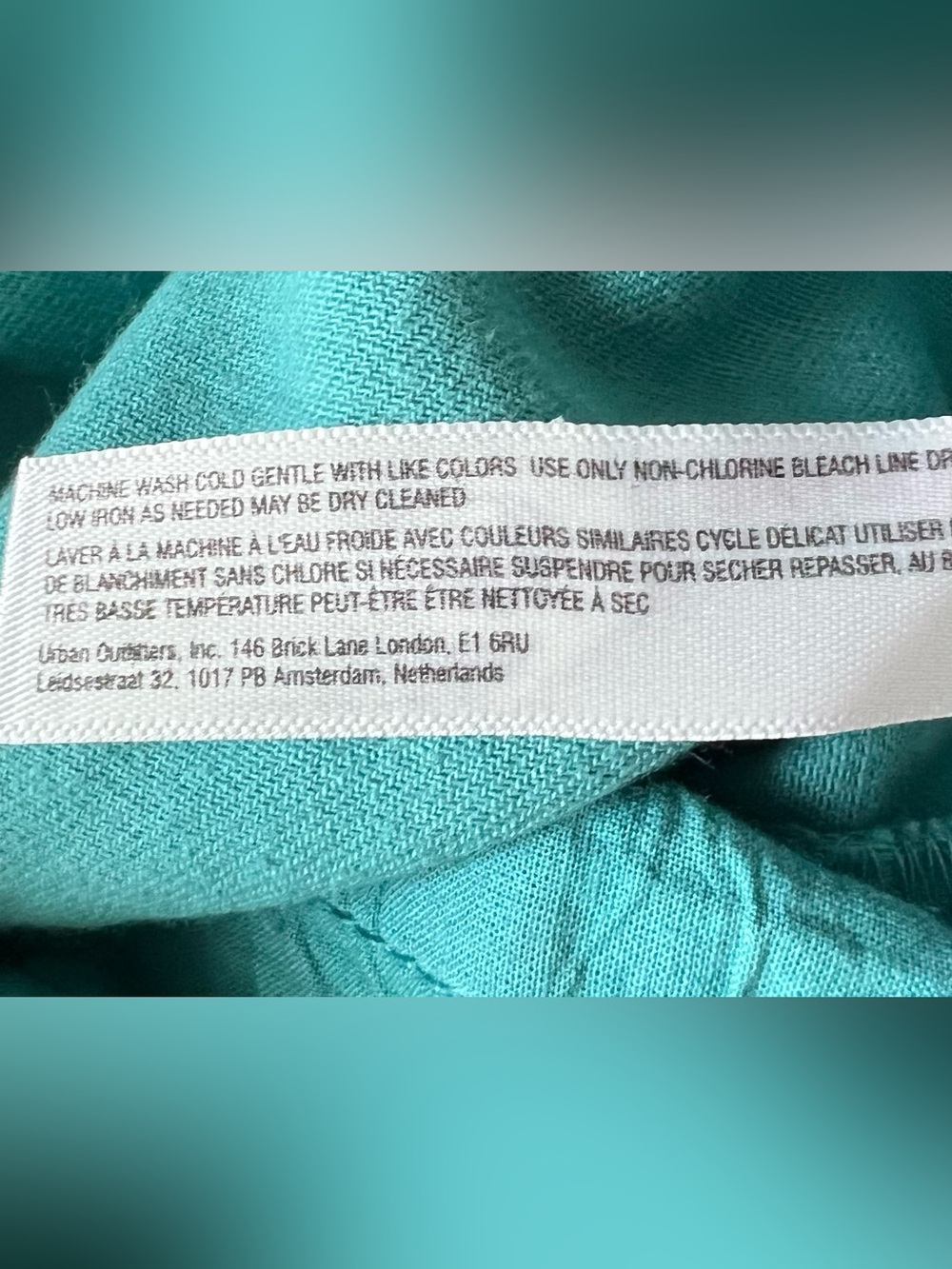 Free People Free-est Cotton Sun Dazed Pants in Turquoise Size Small NWT - Picture 8 of 10